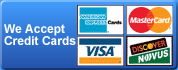 Locksmith Barrington accepts all major credit cards